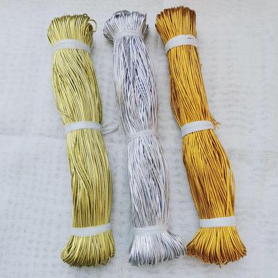 Scatola Regalo per Bottiglia di Vino da 1,5 mm Decorazione con Cordino Elastico Dorato e Argentato