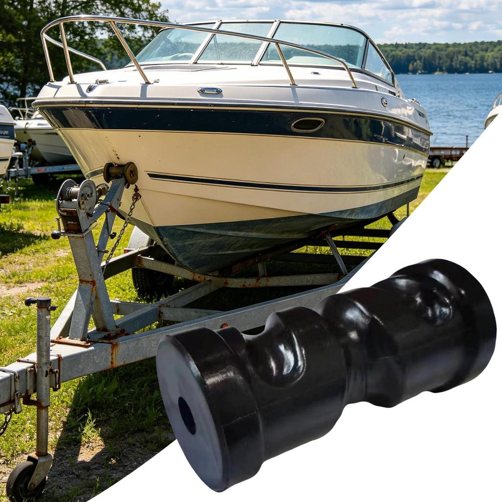 Keel Roller Support Easy Mount Replacement Parts 6/8inch Boat Trailer Guide Rollers For Loading Unloading Transport Centering