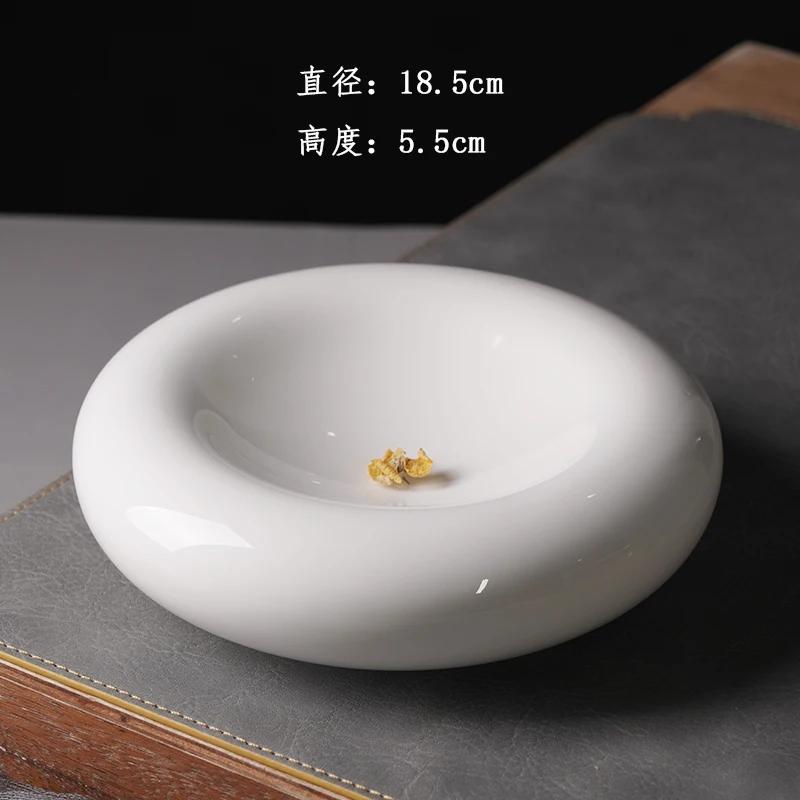 Kreativer runder Keramikteller mit doppelwandiger Isolierung, westlicher Speiseteller, weiß, personalisierter Restaurant-Suppenteller