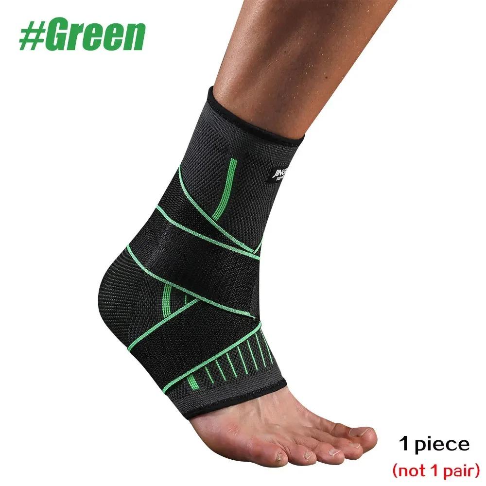 Adjustable Ankle Brace Compression Sleeve Support Strap For Sprained Plantar Fasciitis Injury Recovery Running Sports