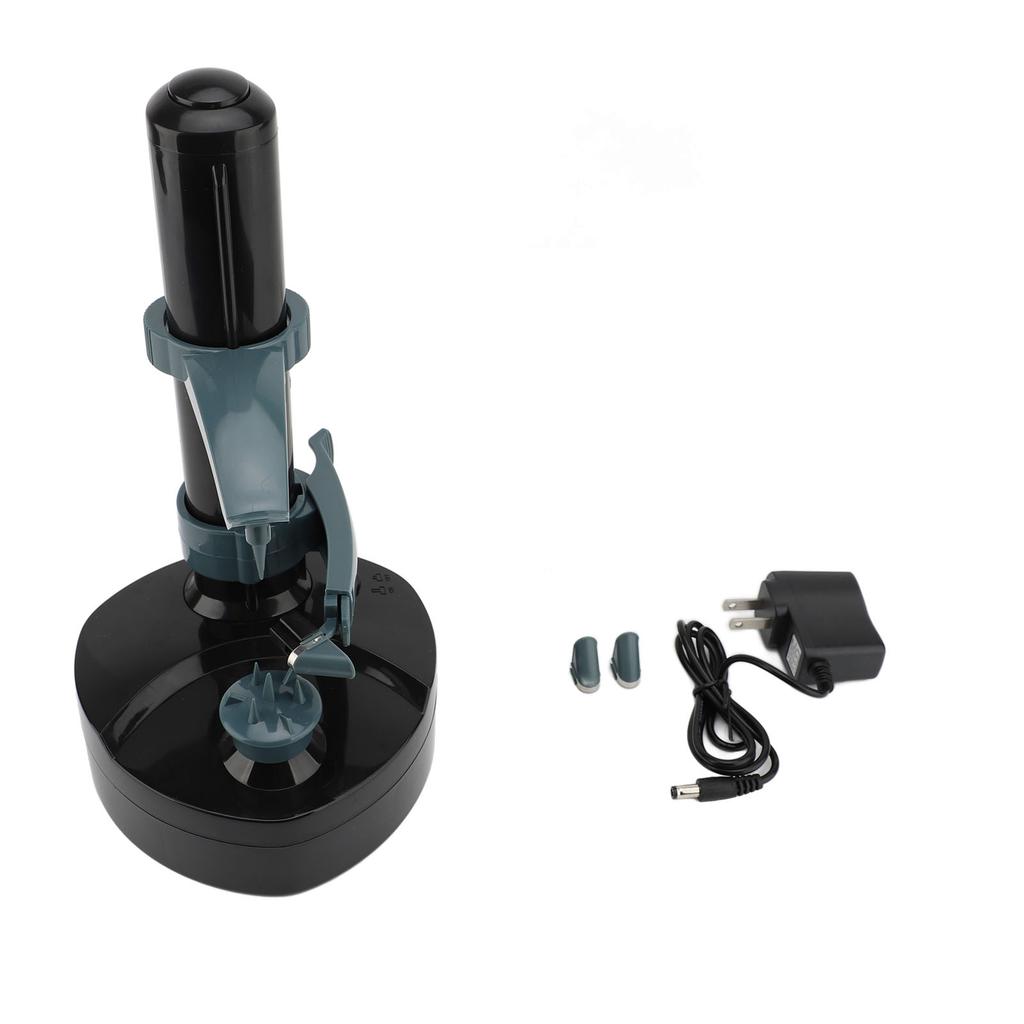 Elektrischer Schäler mit 3 Köpfen Automatisches elektrisches Fruchtschälwerkzeug aus Edelstahl für Kartoffeln