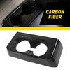 Rear Cup Holder Frame Cover Panel Bezel Carbon Fiber For 2015- Ford F150 USA
