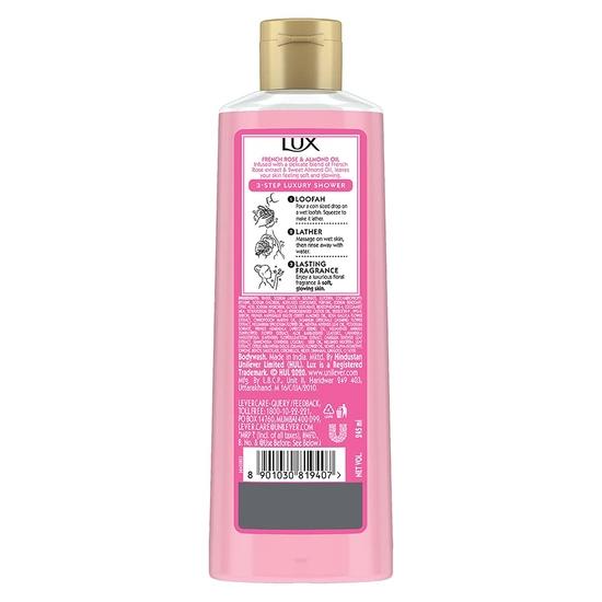 Gel Douche Lux, Parfum Freesia & Gel Douche Aloe Vera, Nettoyant pour la peau avec parfum longue durée, 245 ml & Gel Douche, Parfum Rose Française, 245 ml