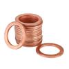 300-piece Copper Gasket Nut And Bolt Set (box Included) For Flat Ring Seals, 5-20mm Copper Flat Gaskets For Oil Pan