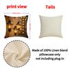 Moon Pillowcase Golden Lantern Print Decorative Seat Cushion Ethnic Atmosphere Arrangement Sofa Pillow