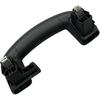 Car Interior Roof Grab Handle, Black, ABS Plastic, 1 Count, Modern Style, Ambidextrous, Pull Handle, No Lock, Screws and Snap-on, 1 cm Width, Fit For