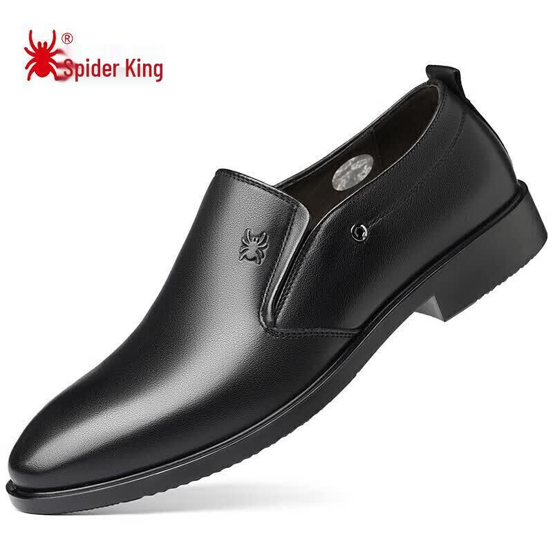 Мужские классические кожаные туфли-дерби Spider King EU 39 чёрный