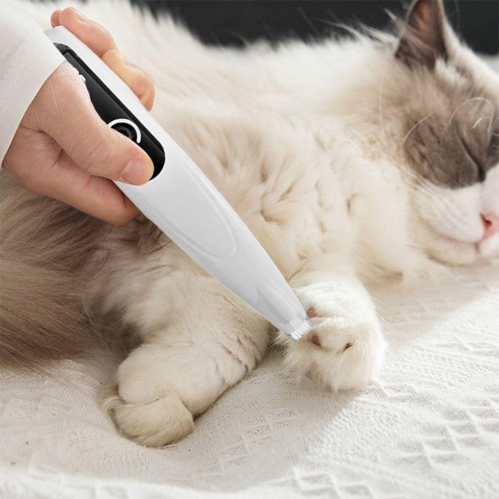 Dog Grooming Clippers with LED Light Dog Hair Trimmer Cordless Dog Clippers for Dogs Cats Trimming Around Paws Ears Face Rump
