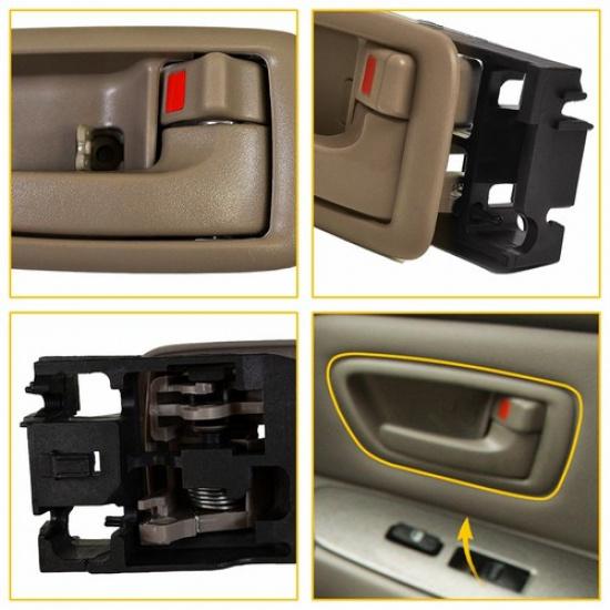 Ide Levá Pravá Klika Dveří Pro 01-07 Sequoia 04-06 Tundra Crew Cab V