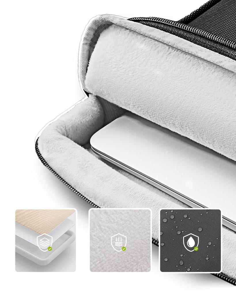 Innostyle 16" Laptop Bag Waterproof Case Omniprotect Black