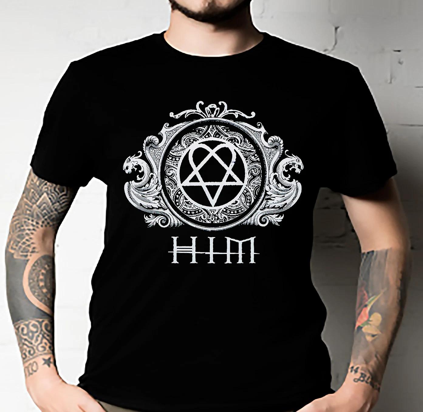 Men s and Women s T-shirts Heartagram Him Band Tee-shirt Heartagram Rose Him Band XXXXL