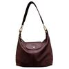 Le Pliage Xtra Hobo Bag Color Block Bright Stitching Geometric Hollow Design Leather Shoulder Bag Women Bags Burgundy 10355HIV