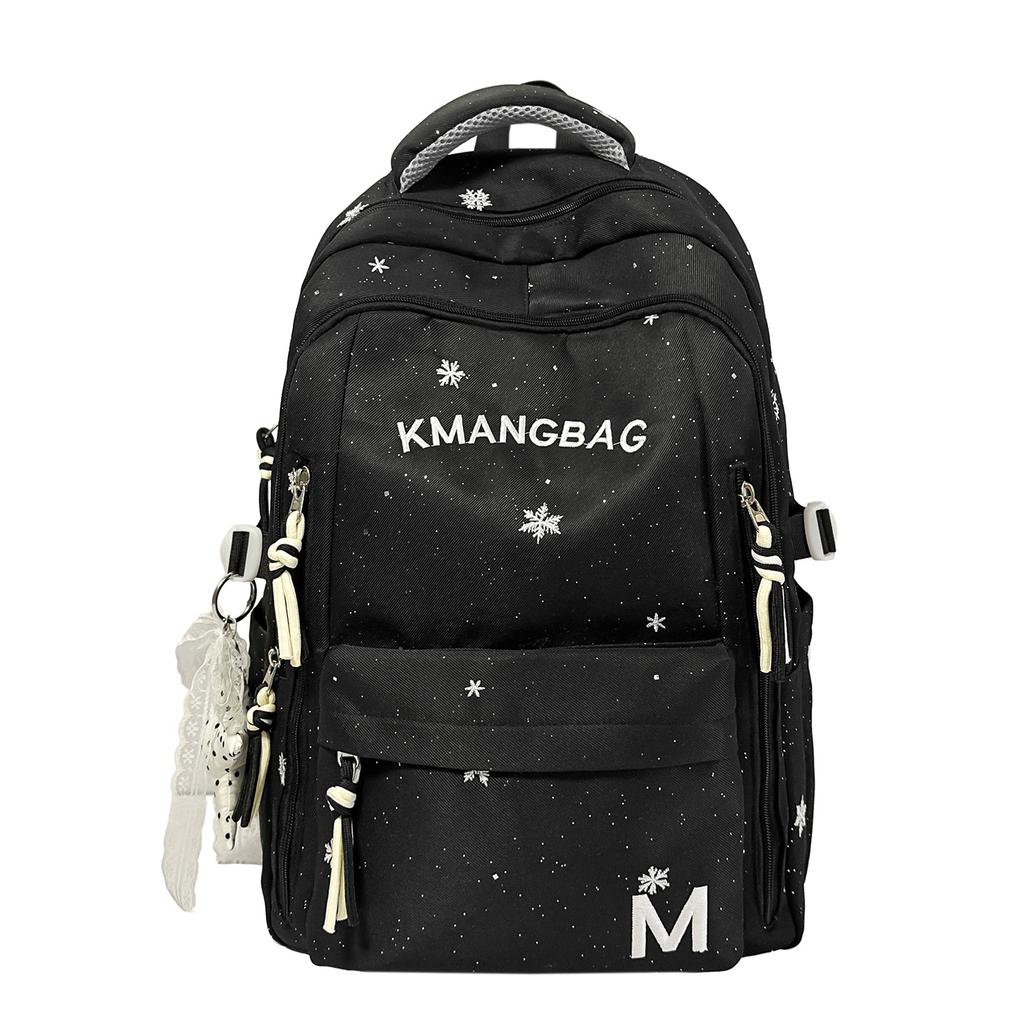 Schoolbag1011 New High-value Korean Version of Junior High School Girls Fashionable Simple Backpack Cute Sweet Large Capacity Backpack