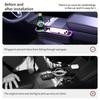 YZ multifunctional Cup Holder Gap Storage box Car Seat Gap QC3.0 USB 7 Colours Changing LED Charging Auxiliary for Vehicles