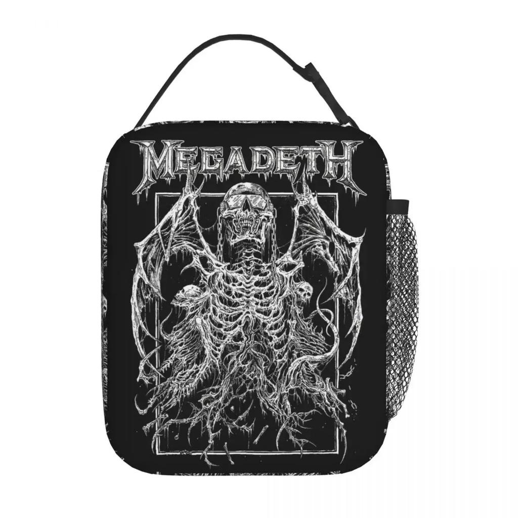 Megadeths Rock Band Lightning Vic Merch Izolovaná taška na oběd do školy Taška na uchovávání potravin Přenosný termoizolační box na oběd