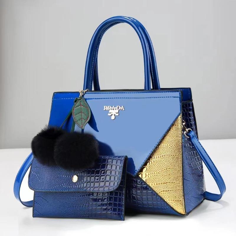 New Trendy Versatile Two Piece Set Luxury Handbag Large Capacity Casual Tote Bag High-end Crossbody Bag Women Handbag