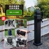 Outdoor Pillar Faucet with Spray Gun