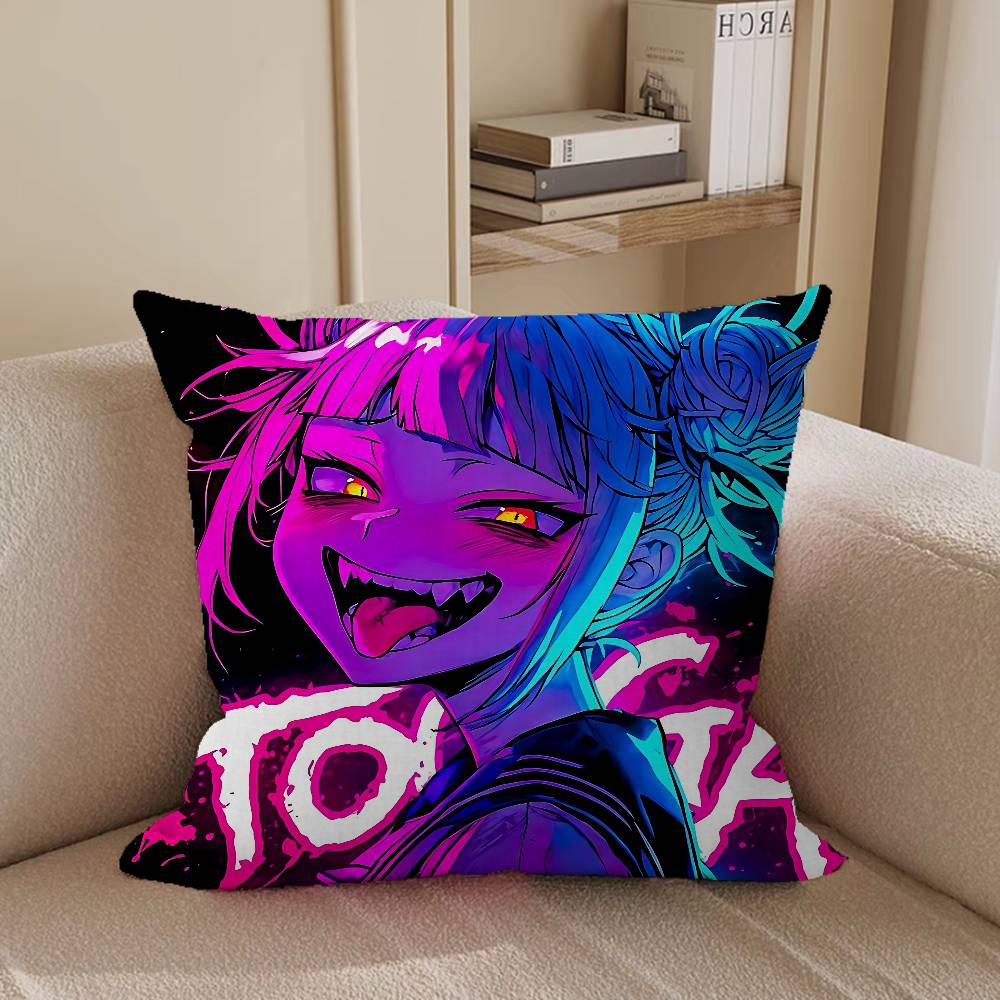 Anime Himiko Toga Pillow Cushion Cover Pillowcase Living Room Sofa Home Decor Customized