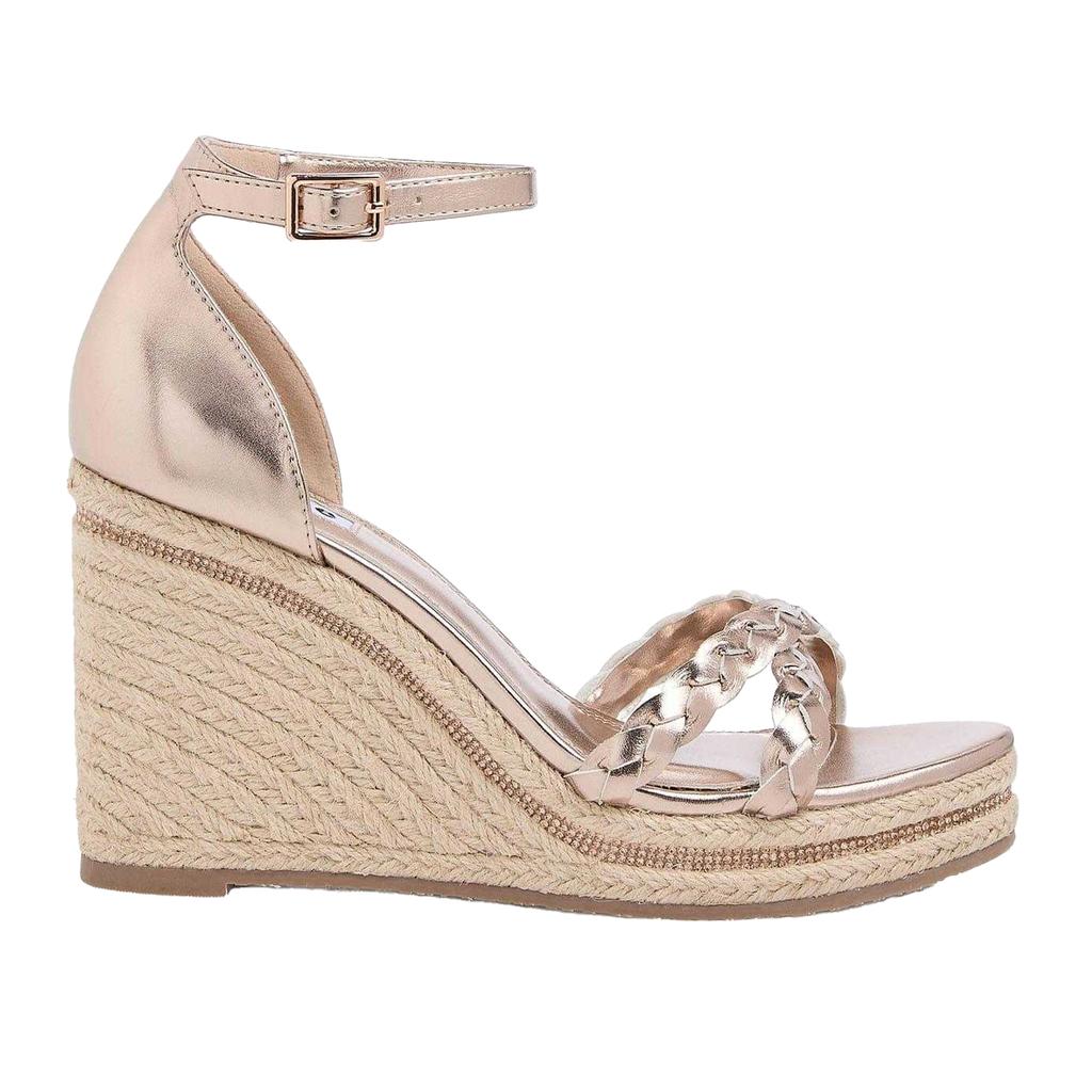 Dune London Womens/Ladies Khai Embellished Plaited Wedge Sandals
