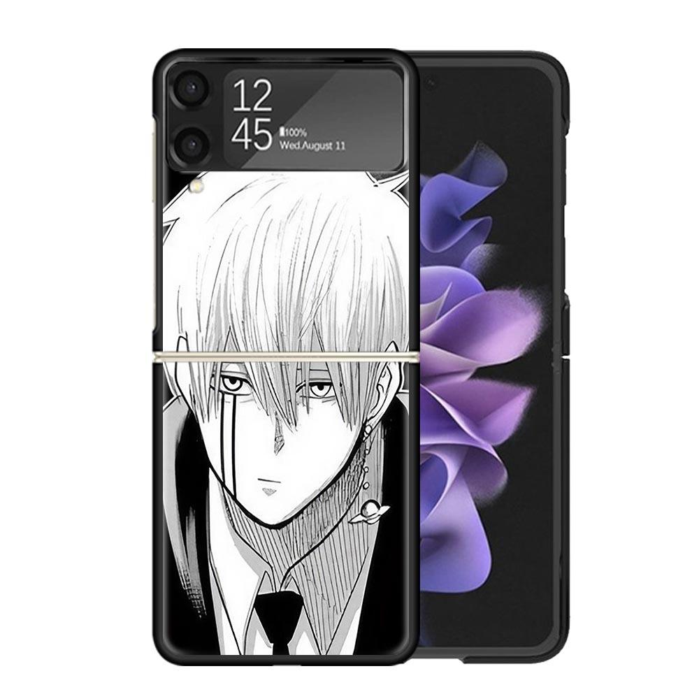 Mashle Magic And Muscles Clear Phone Case For Samsung Z Flip 7 6 5 4 3 Galaxy ZFlip7 ZFlip6 ZFlip5 ZFlip4 ZFlip3 5G Print Cover