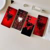 Albania Albanians Flag Phone Case For Samsung S 24 Fe 25 Ultra Plus 20 Lite 21 30 22 23 24 22 Ultra 5G Fundas