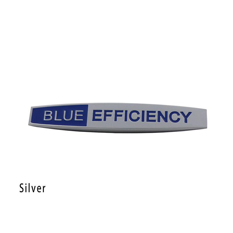 

3D Стайлинг автомобиля BLUE EFFICIENCY для автомобиля TEC HYBRID Капот Крыло багажник Задний капот Шильдик Наклейка Эмблема Значок Наклейка silver