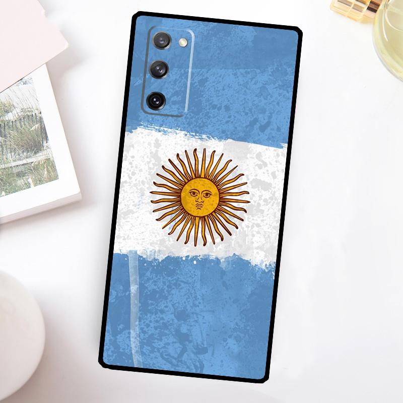

Argentina Flag Case For Samsung Galaxy S24 Ultra S21 S22 S23 Plus S20 FE S8 S9 S10 Note 10 20 Ultra Cover Galaxy S24