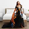 DBZ Anime Blankets Fleece Goku Soft Throw Blankets for Bedding Couch Bedspread