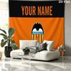 Custom Name,Valencia CF Wall tapestry, aesthetic printed fabric blanket, suitable for bedroom, living room, and home decor.