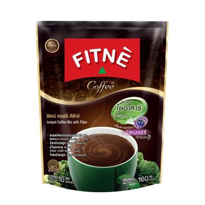 FITNE ' Café Instantâneo Café Mix com Fibra 16g x10 Sachês - Tailandês