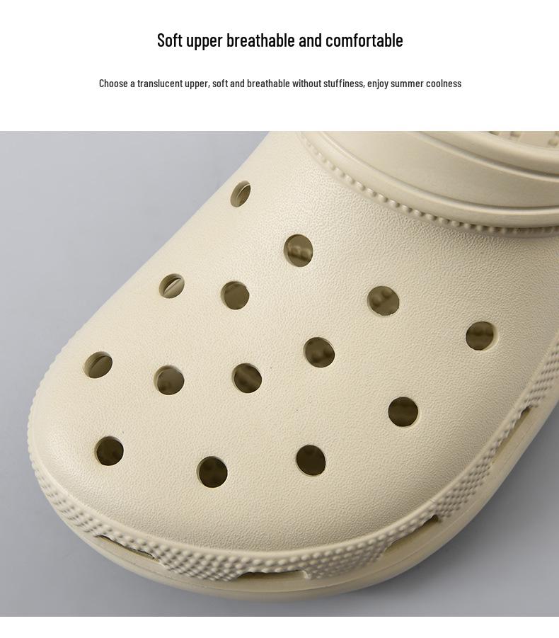 Men's Summer EVA High Heel Sandals: Thick Sole, Large Size, Outdoors
