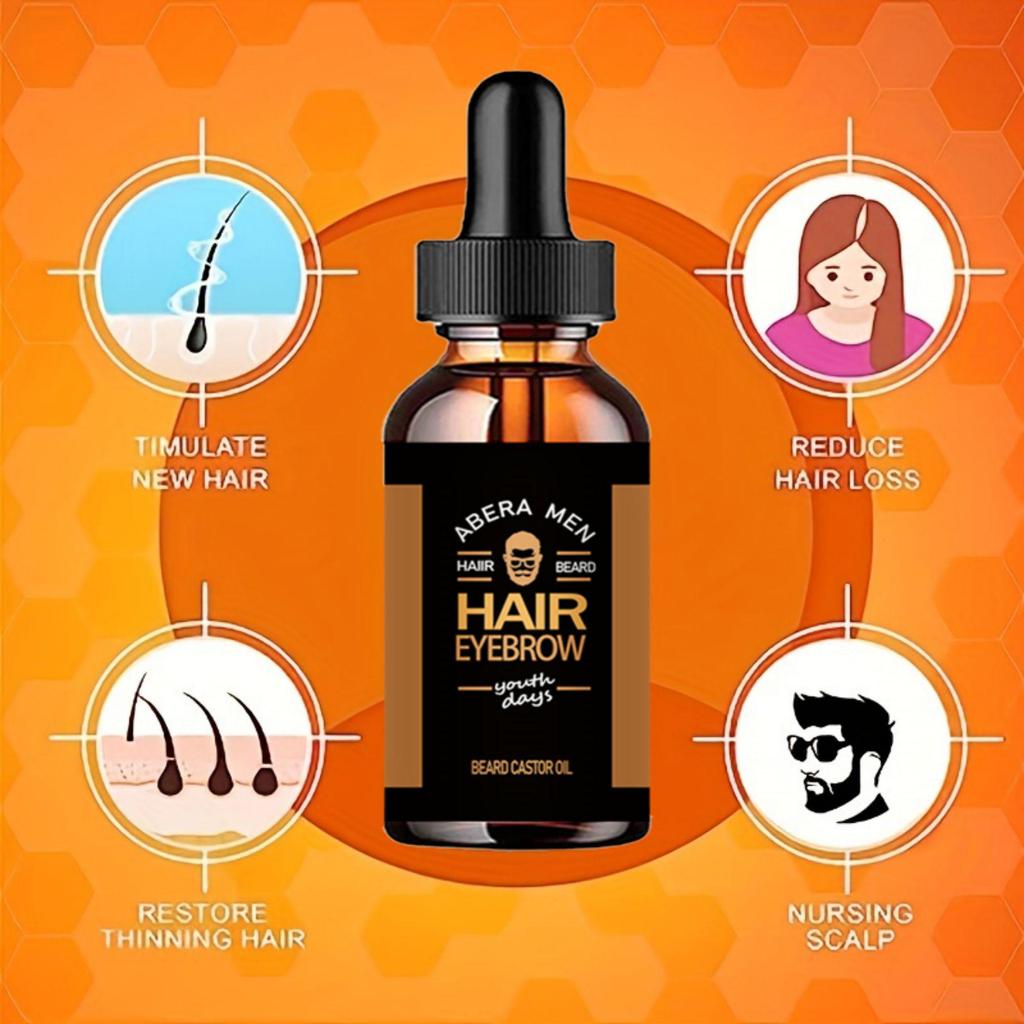 Anti Alopecia Oil Fast Growth Hair Loss Care Product Male and Female Hair Growth Essence Thickener