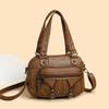 Soft Leather Bag Crossbody Portable Underarm Women's Bag Trendy Handbag New High-end Medium Mother Mobile Phone Bag