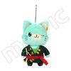 [original] Stuffed One Piece Cotton Pendant With Cat Patch Mask Plush Doll 14cm Luffy Sanji Law Ace Doflamingo Nami Bag Ring Toy