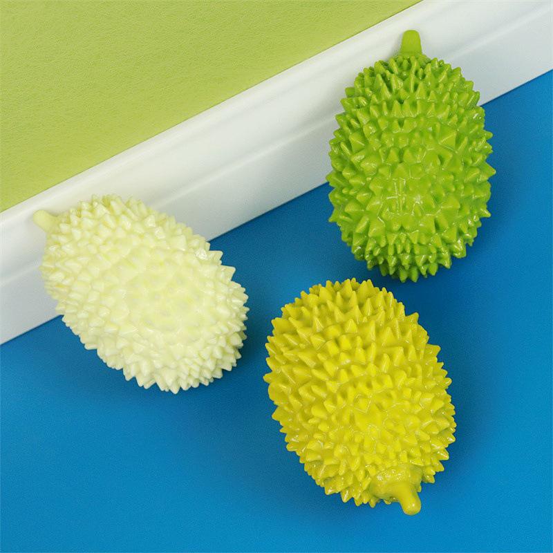 Bite-Resistant TPR Durian Teething Toy for Dogs