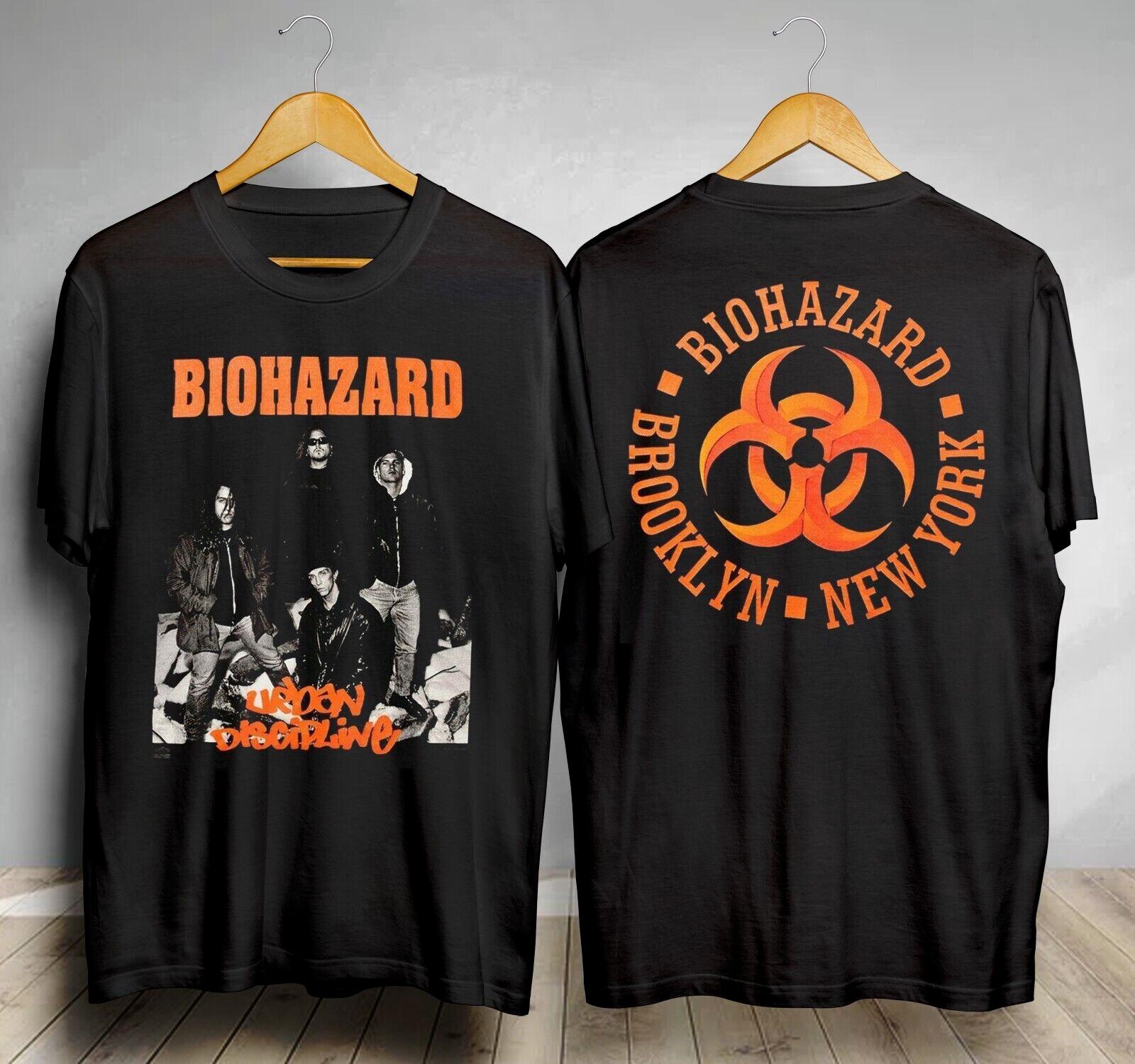Футболка Biohazard Urban Discipline 1992 Группа Хэви-метал Американский Подарок Фанату XXXL
