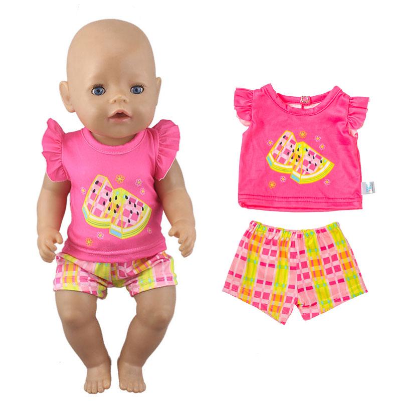 10-Sätze Puppenkleidung Für 43cm Babypuppen – Kleider & Bikini, Handgefertigt, Kein Puppe Enthalten