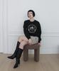 RUBATI Shell Flower Sweatshirt (Black)