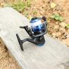 New Folding Fishing Reel 5.2:1 Spinning Reel with 60m 0.35mm Fishing Line Large Diameter Line Roller Casting Wheel Vessel Bait