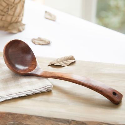1 pz 25 cm creativo fatto a mano cucchiaio di legno cucina utensile strumento di cottura