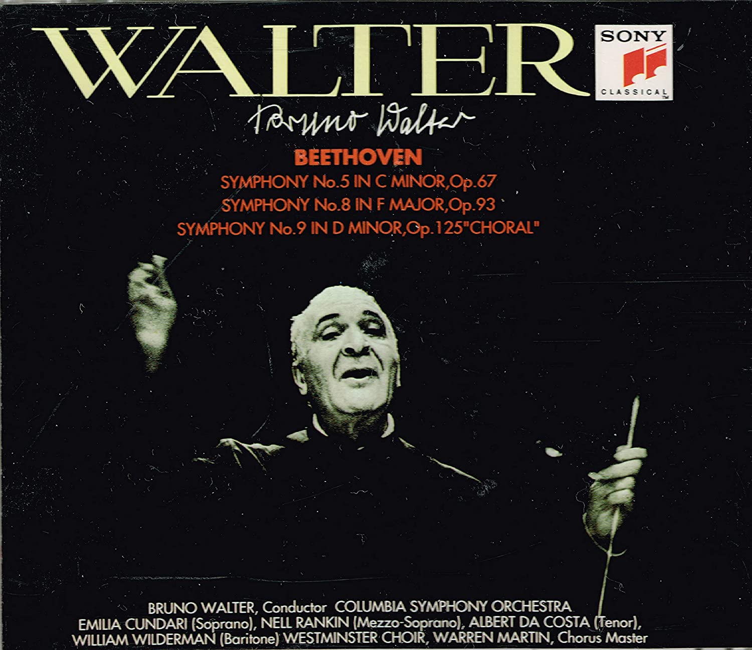 

CD BRUNO WALTER - Beethoven: Symphony No. 5, SRCR99689 Japan Classical Used