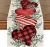 Desktop Ornaments Love Table Flag Tablecloth 33*183cm Table Runner For Festive Atmosphere Event Decoration Valentine's Day Party