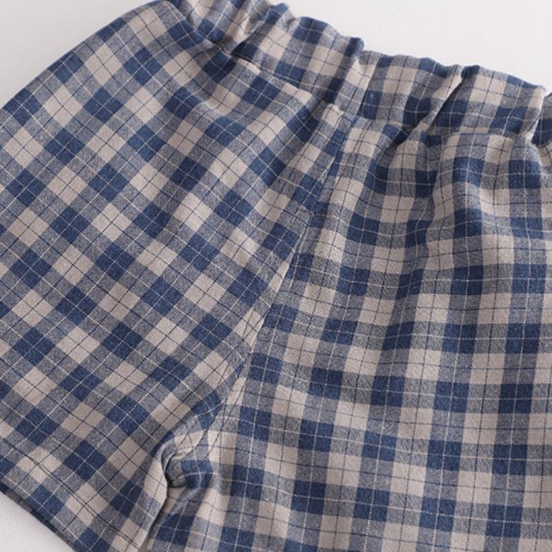 New Summer Baby Clothes Suit Children Boys Plaid Shirt Shorts 2Pcs/Sets Infant Clothing Toddler Casual Costume Kids Tracksuits