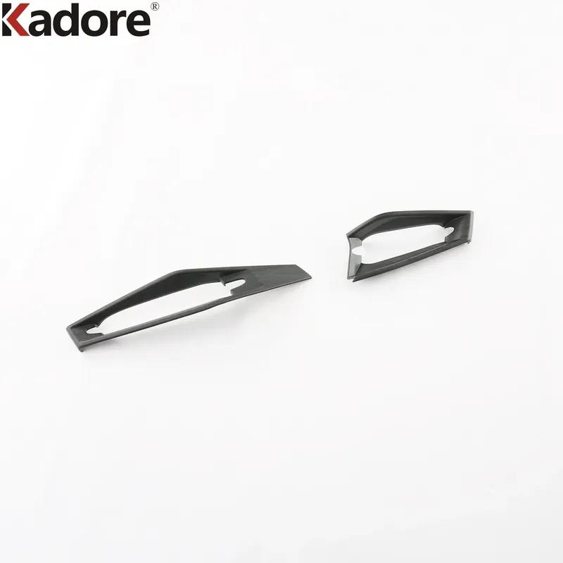 For Kia Niro   2024 2025 Carbon Fiber Car Front Side Air Condition Vent Outlet Cover Trim Interior Mouldings Accessories