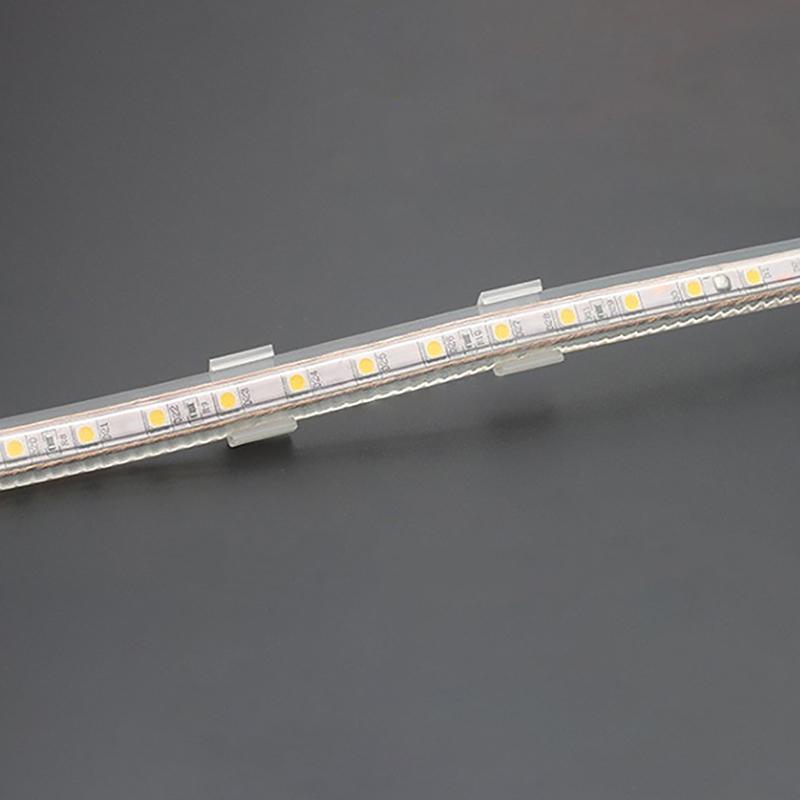 20 Stück Neu 10/12/14/17/20mm LED-Streifen Befestigungsclips Verbinder Zum Befestigen 2835 Neonlicht 220V COB Kunststoff Schnalle Flexibles Zubehör