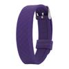 Vibrating Alarm Reminder USB Charging Watch LED Fitness   for Cal Fit Sleep Purple