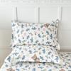 100% Cotton Pillowcase Customizable Flowers Cartoon Design Bedding Pillowcase Adult Bedroom Home Decor Custom Size Cushion Cover