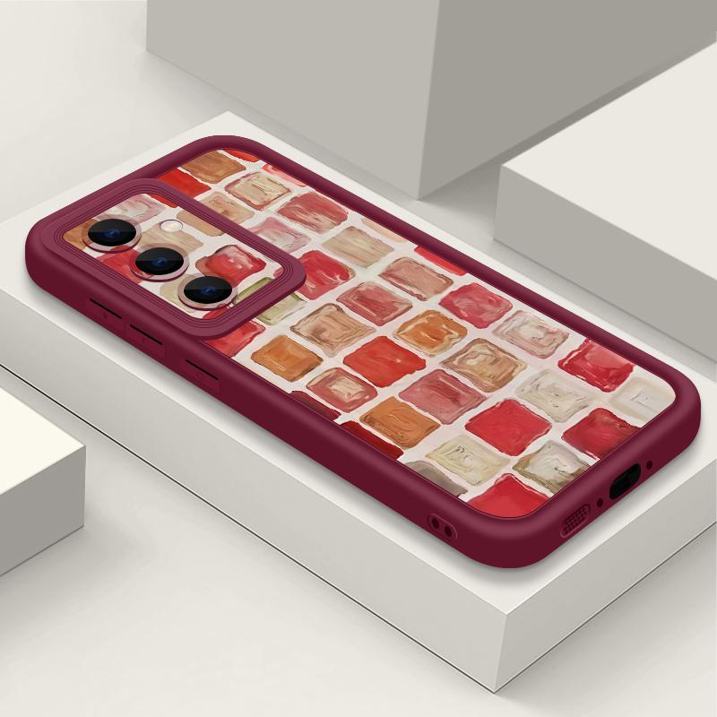 Purple Marble Pattern Case For Samsung S26 S25 Ultra S24 S23 Plus S22 S21 FE A54 A15 A25 A35 A55 A16 A26 A36 A56 A17 A27 A37 A57 5G Shockproof Cover