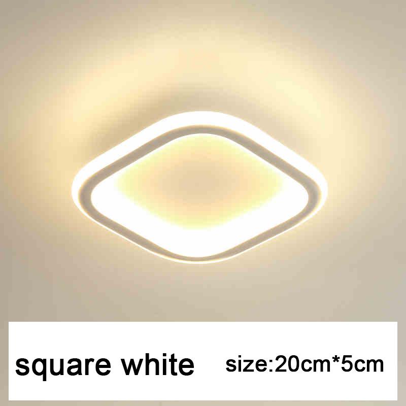 Modern LED Aisle Ceiling Lights Nodic Home Lighting Led Surface Mounted for Bedroom Living Room Corridor Light 3-color Lighting