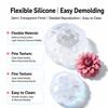 Flower Bouquet Mold Reusable 3d Flower Mold Cake Decoration Mold White For Handmade Soap Aromatherapy Ornament Gypsum Diffuser